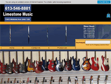 Tablet Screenshot of limestonemusic.ca